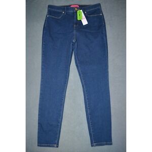 Lilly Pulitzer Eagan Jeans High Rise Size 12 Bennett Wash Style 013597 Skinny